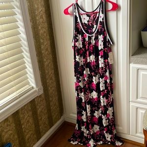 sleeveless midi lounger gown-X-L